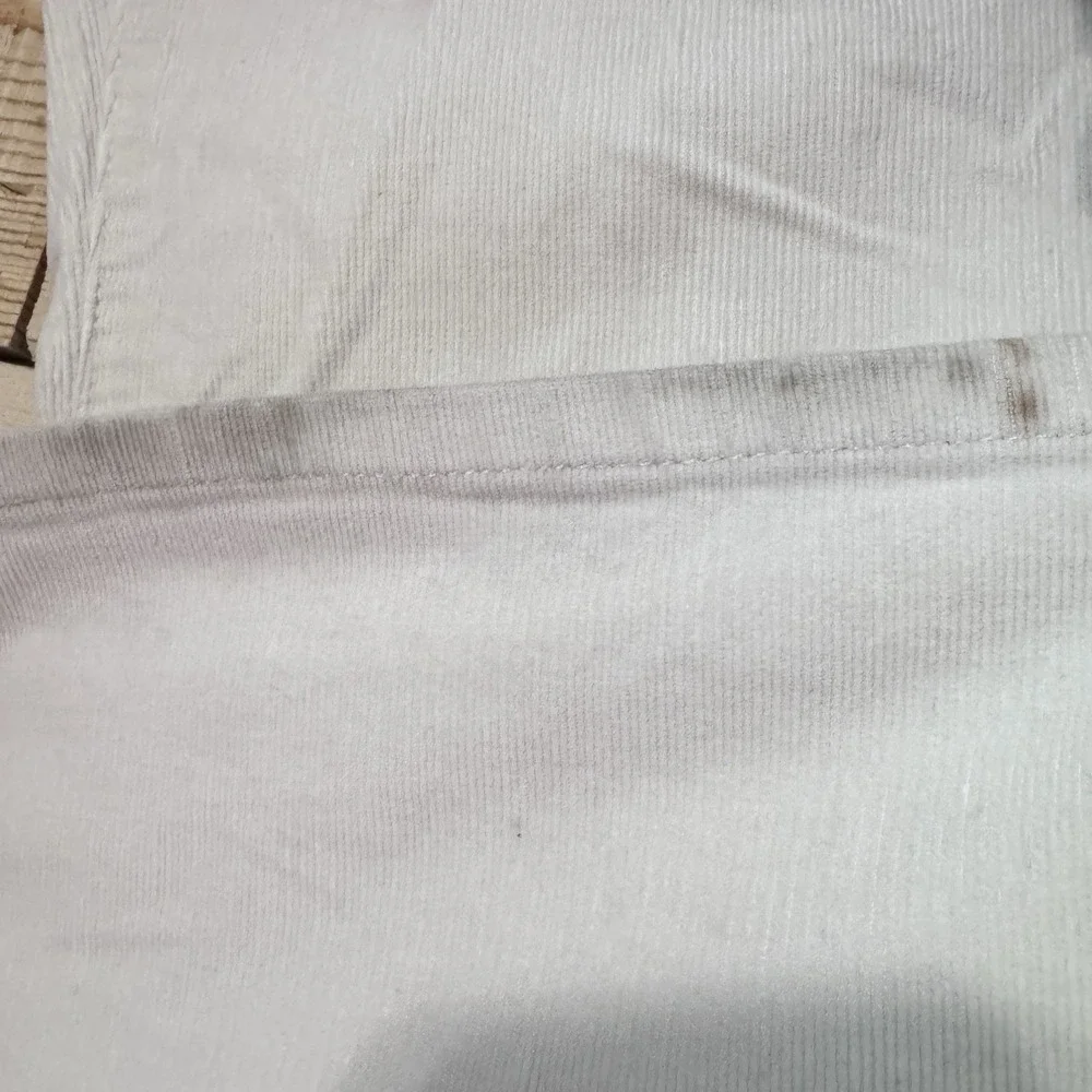 Lauren‎ Jeans Co Ralph Lauren Womens Size 8 White Corduroy Bootcut Pants
